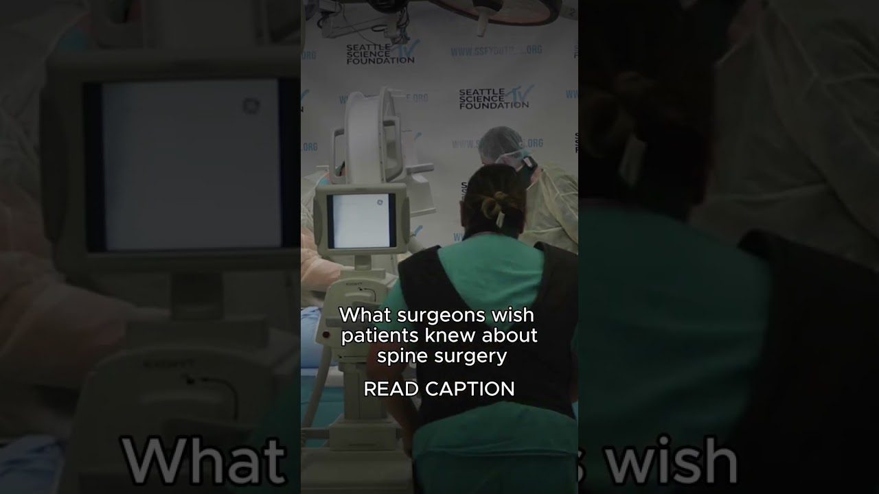3 Key things every patient should know before spine surgery: 👇