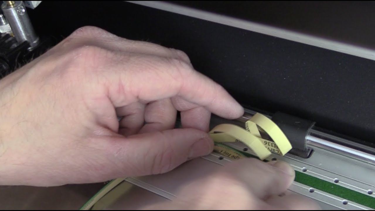 Changing the Cutting Strip on the Intec SC5000 digital Sheet Cutter