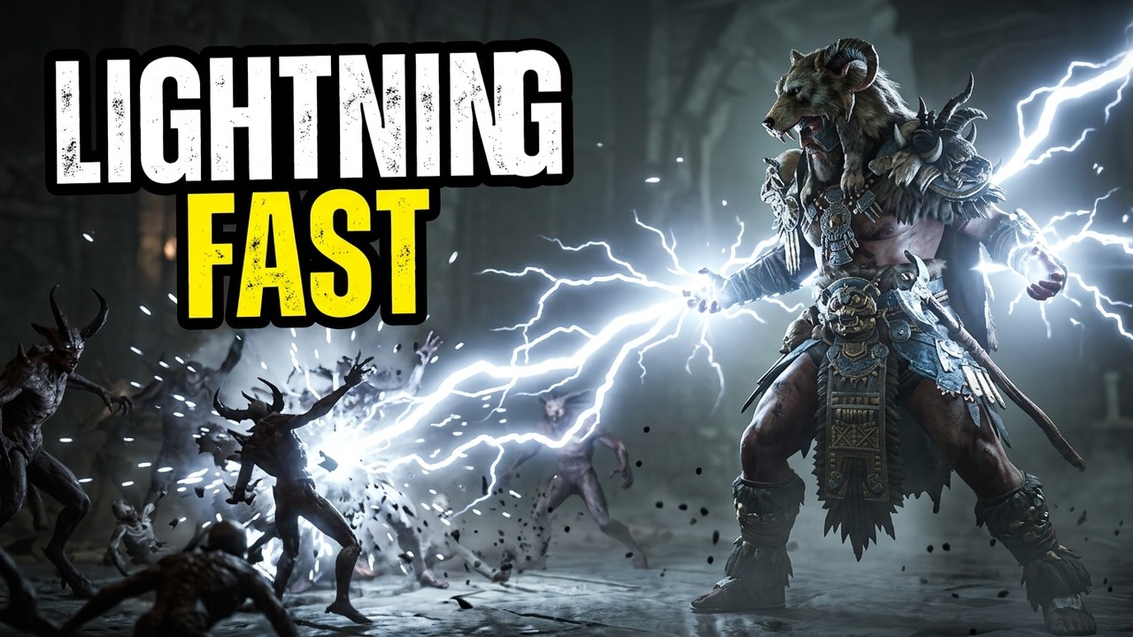 Lightning Storm Druid is BROKEN for Leveling - Diablo 4