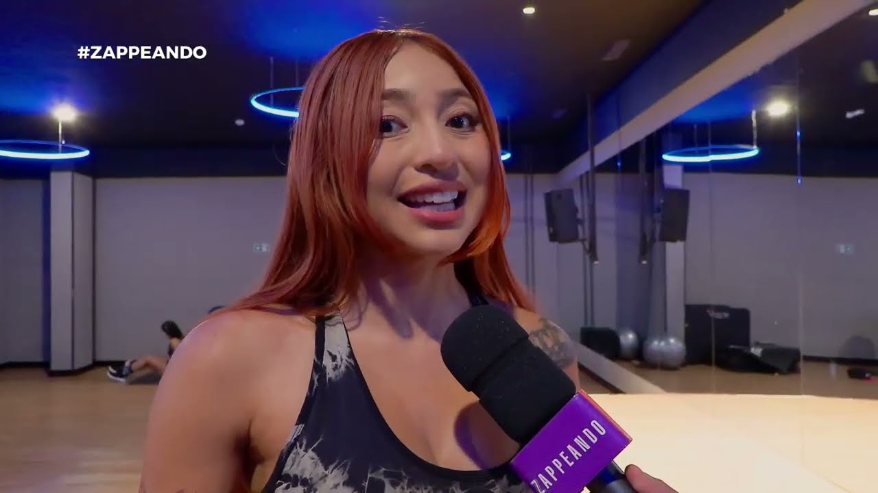 Ruivinha de Marte mostra seu novo estilo no Zappeando 👩🏼‍🦰❣️💪🏻