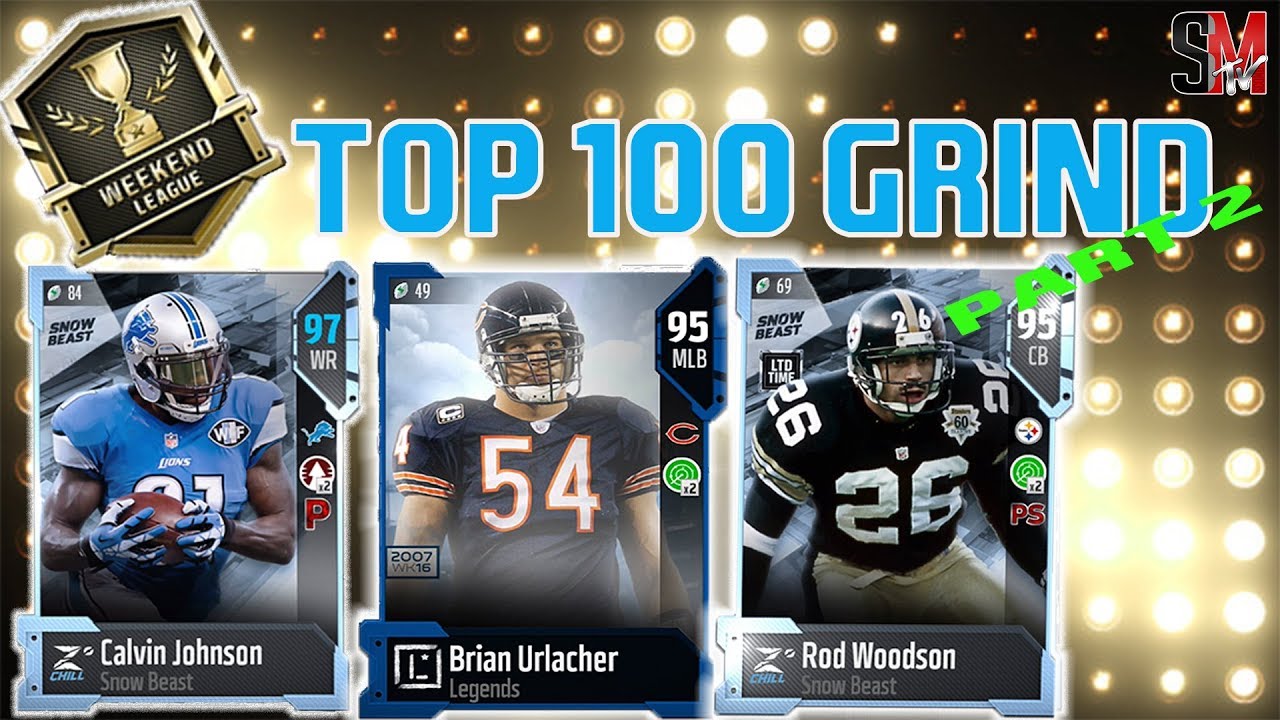 Completing Brian Urlacher! Weekend League Grind for Top 100 - Madden NFL 18 Gameplay