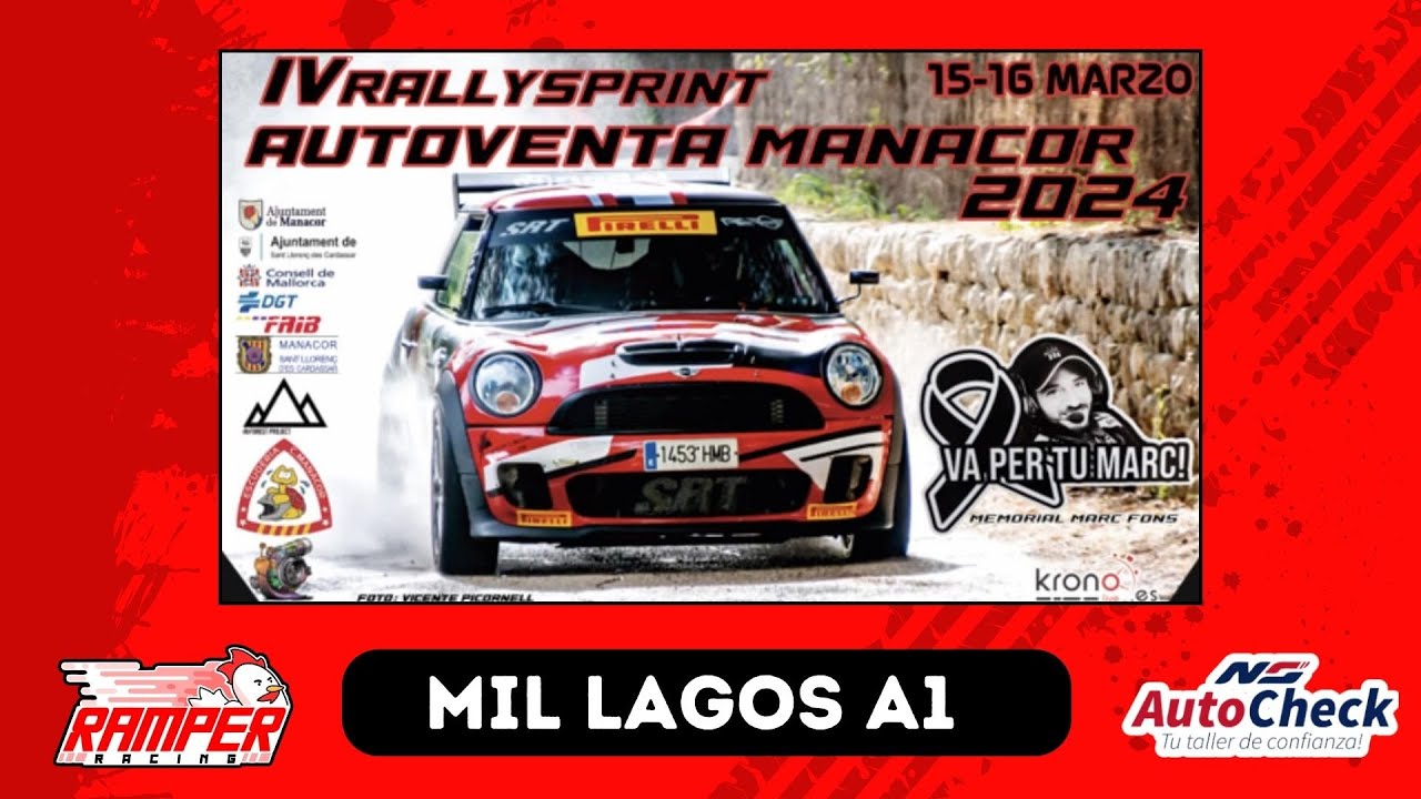Rallysprint autoventa Manacor 2024 A1 (Mil Lagos) - Peugeot 106 Onboard