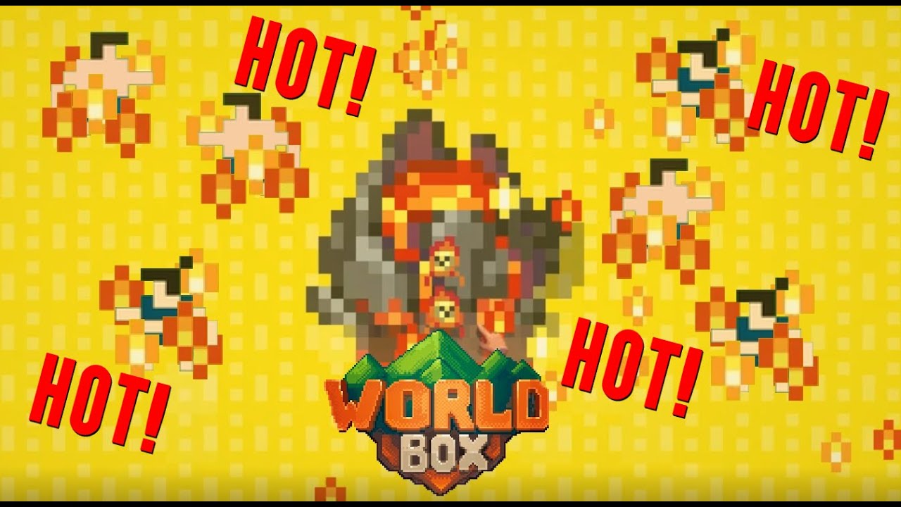 Can A Human Village Survive Inside A VOLCANO? - WorldBox