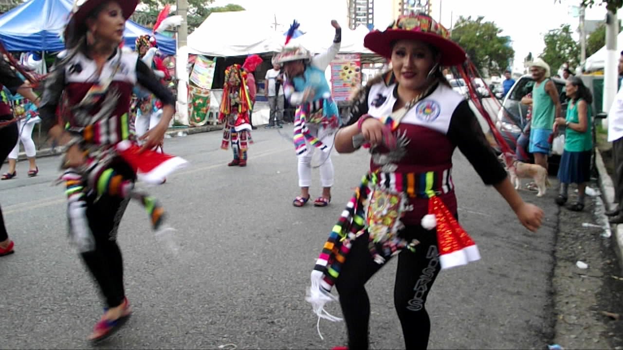 Tinkus San Simon Recorrido Praça Kantuta Final de Ano 2019