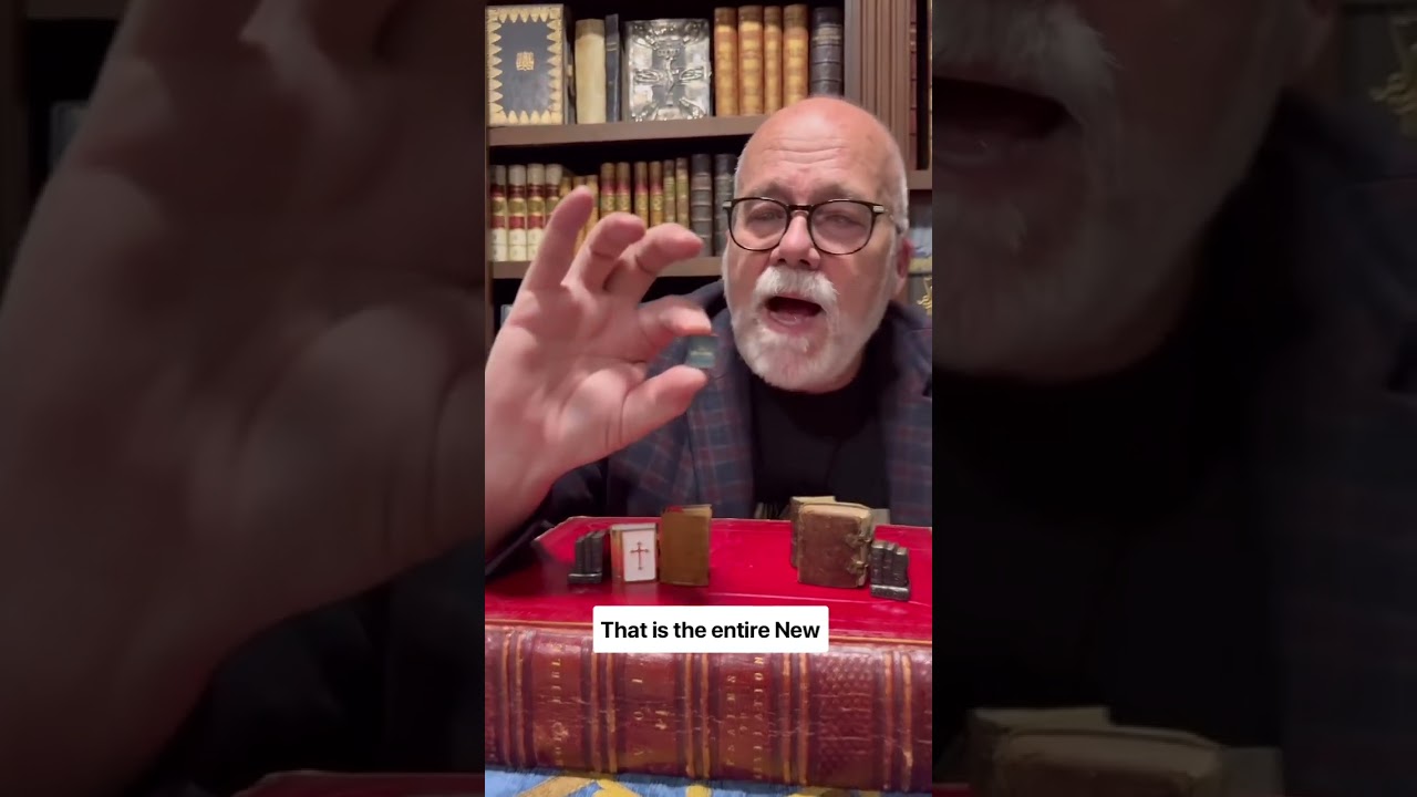 The World&rsquo;s Smallest &ldquo;Miniature Bible&rdquo; Library #bible 