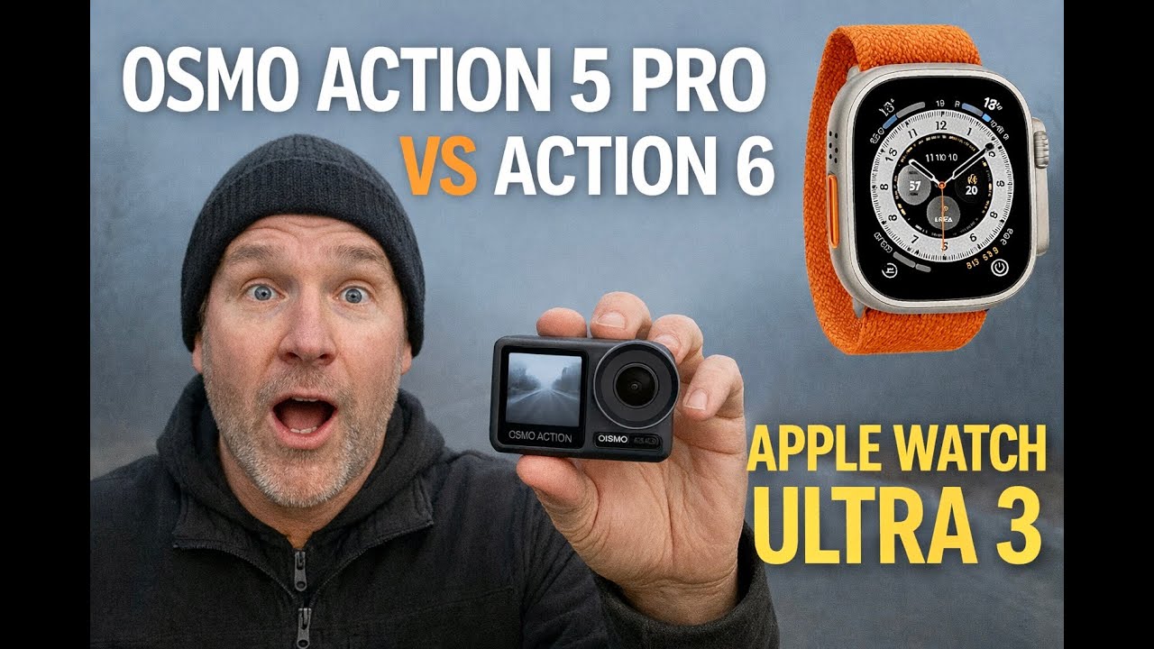 DJI OSMO Action 5 Pro vs 6..!! &bull; Apple Watch Ultra 3 Overnight! | TSV_3719