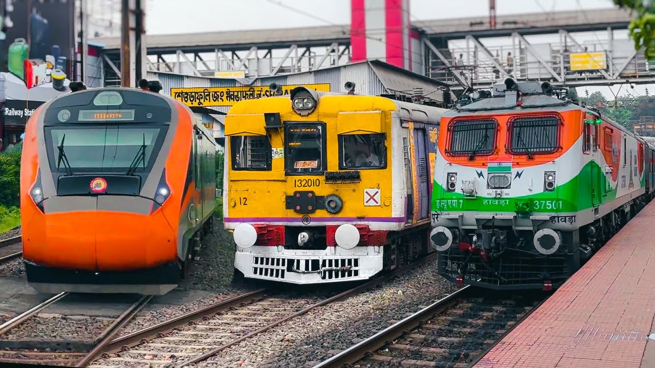 🔥Crazy Train Spotting: Classic vs Modern Indian Trains Compilation!