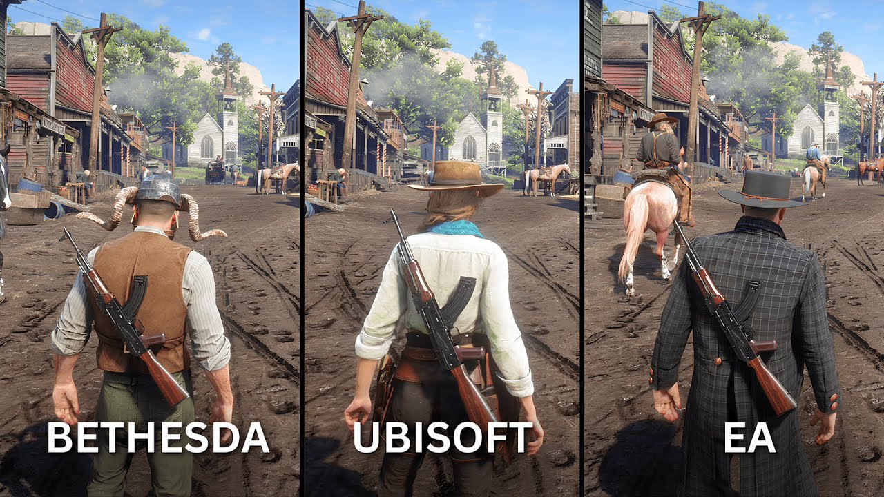 Если бы Red Dead Redemption 2 сделали другие компании...