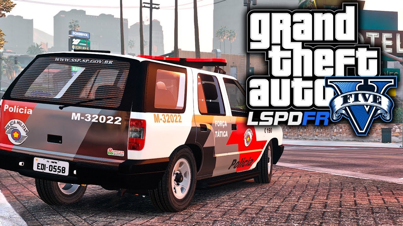 GTA V VIDA POLICIAL - PERSEGUIÇÃO e tentativa de SEQUESTRO com Blazer da PMESP | Ep 42 LSPD