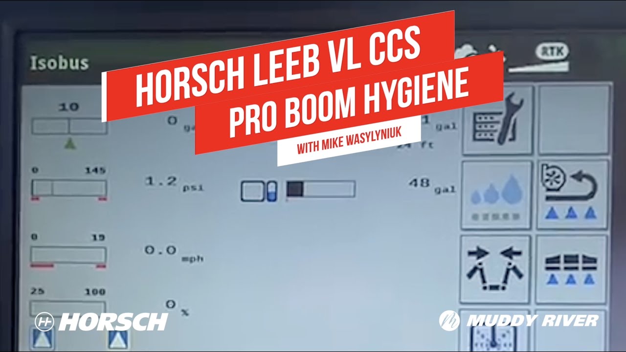 Horsch Leeb VL CCS Pro гигиена штанги