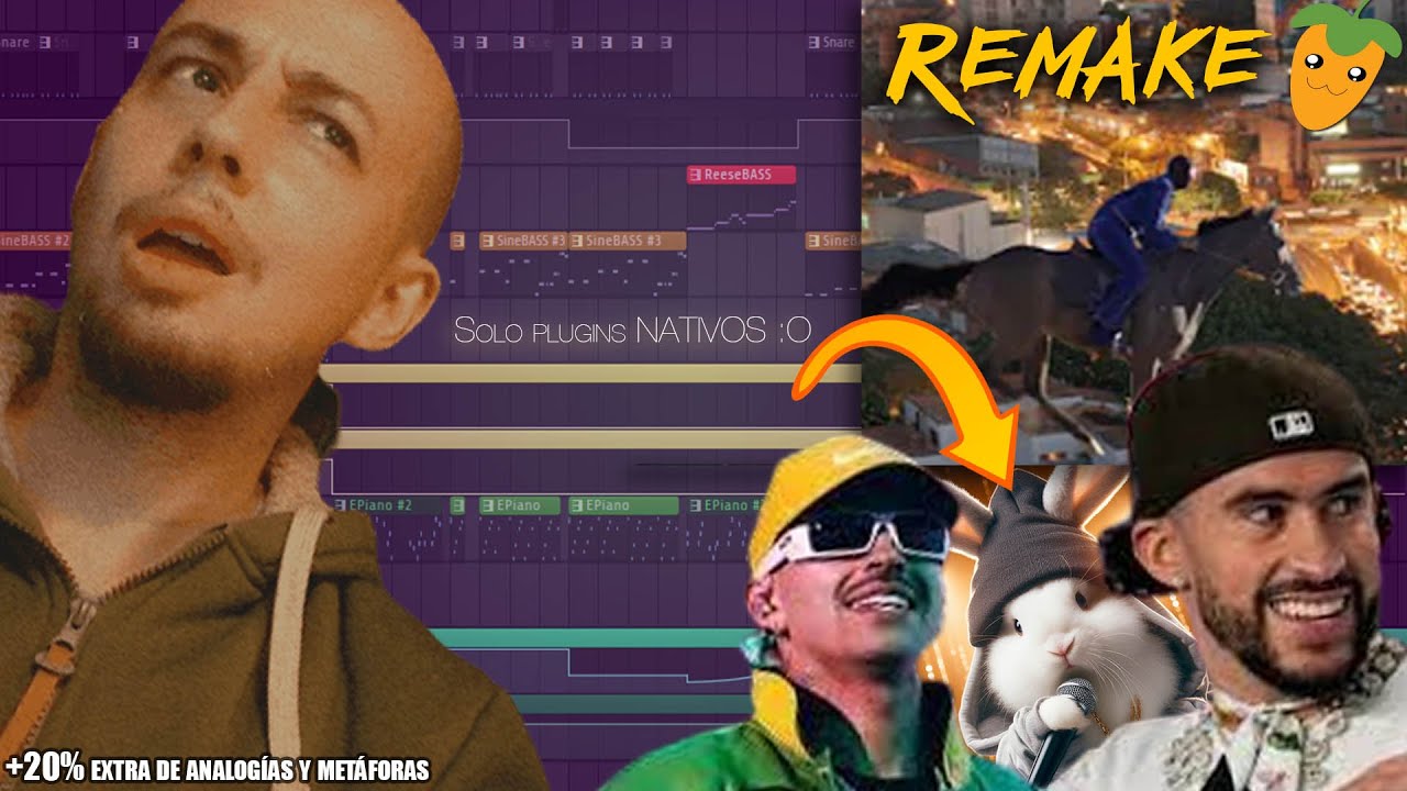 Así se hizo PERRO NEGRO (Bad Bunny, Feid) ❗ Como hacer un BEAT de Reggaeton en FL Studio 🥕 [Remake]