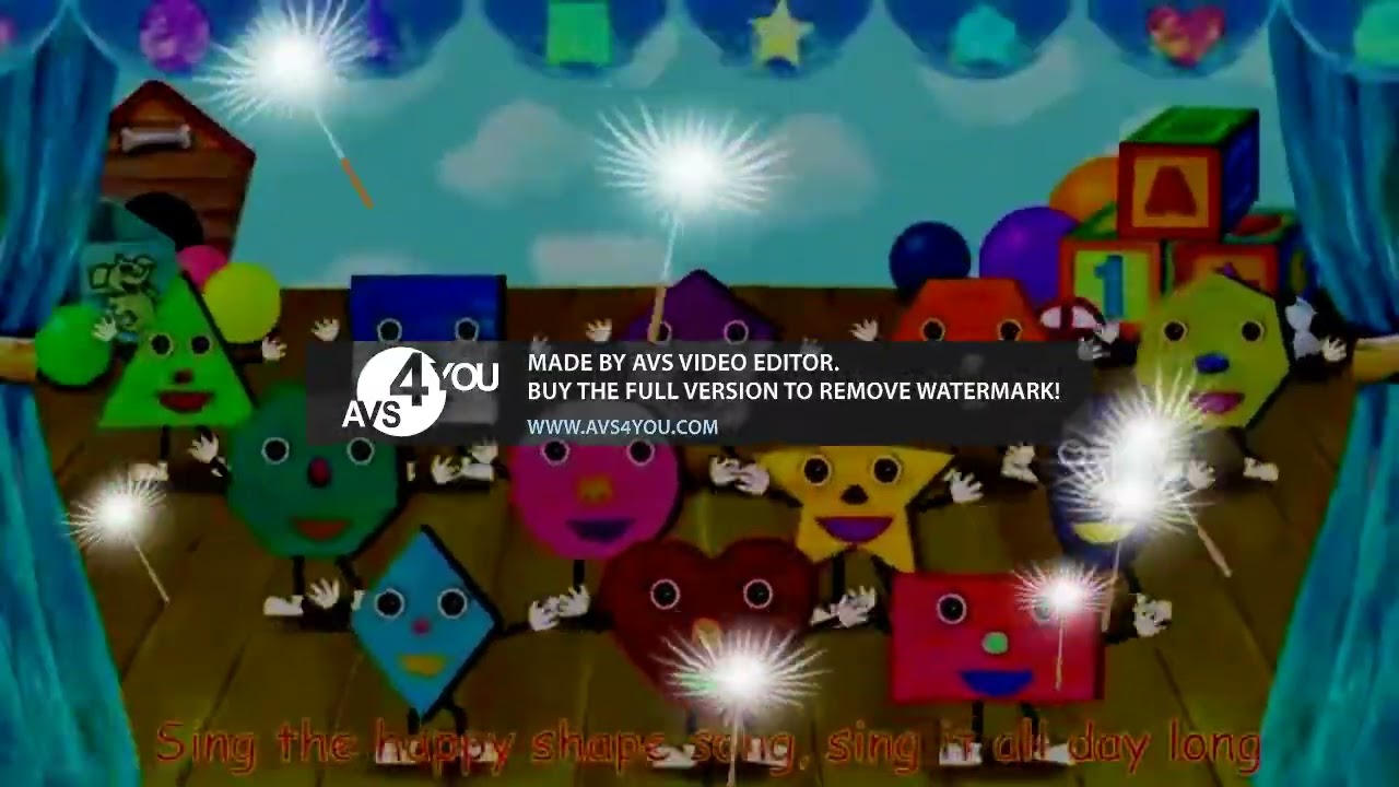 The Shapes Show 100+5DE TEDDYKIDS EFFECTS AVS STUDIO