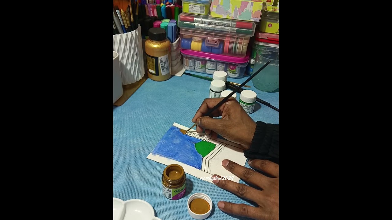 ✨ Hand Painted Madina Sharif Phone Cover | Islamic Art DIY