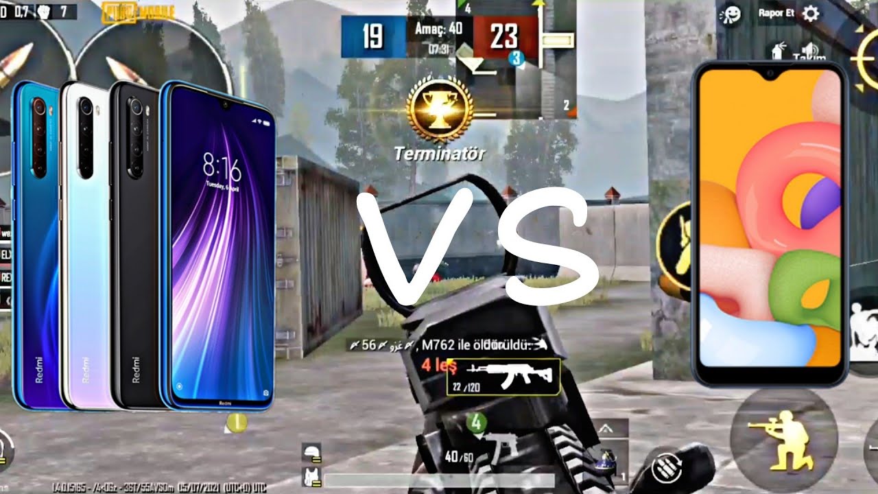 REDMI NOTE 8 PRO vs SAMSUNG GALAXY A51 SPEED TEST PUBG MOBILE
