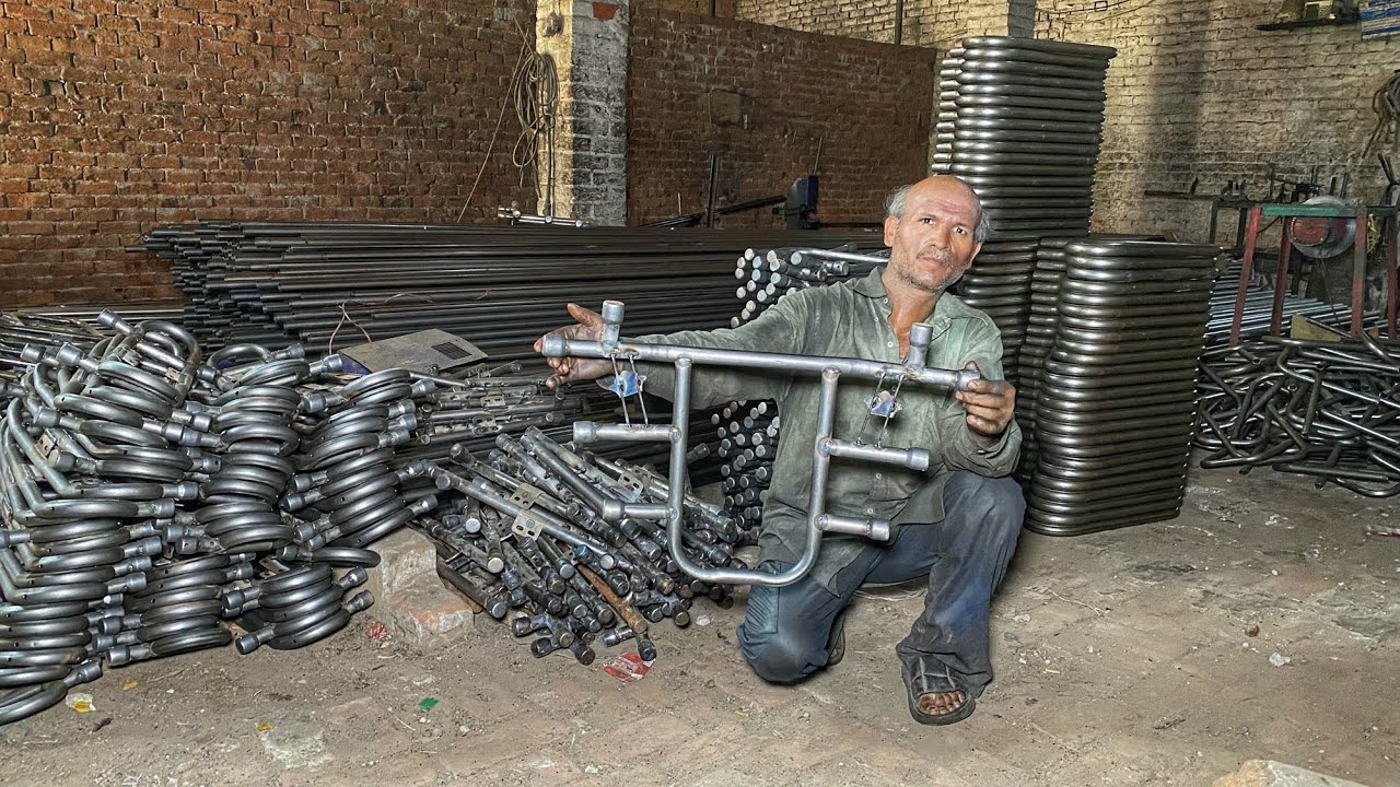 How Asian Motorcycle Safe Guard are Made in Local Factory | Technical Stack Skills