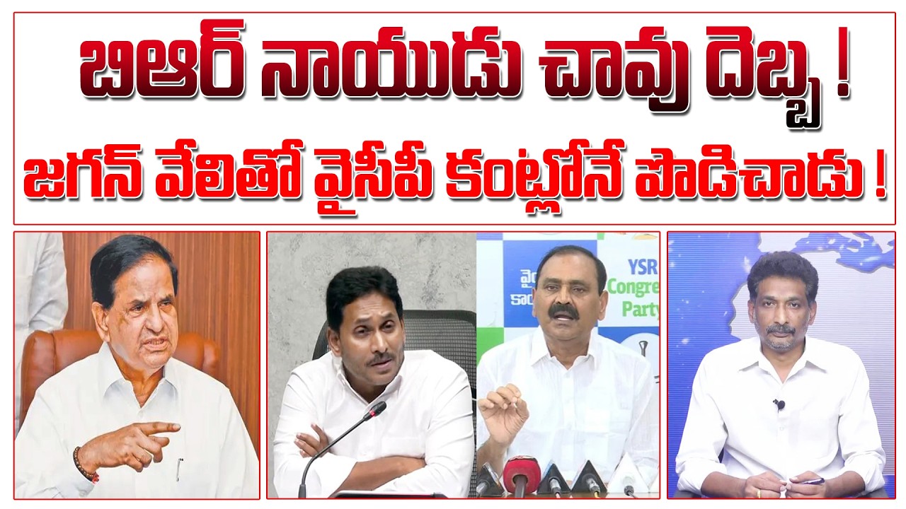 బిఆర్ నాయుడు చావు దెబ్బ ! జగన్ వేలితో వైసీపీ కంట్లోనే పొడిచాడు ! | BR Naidu Fake Video Issue |
