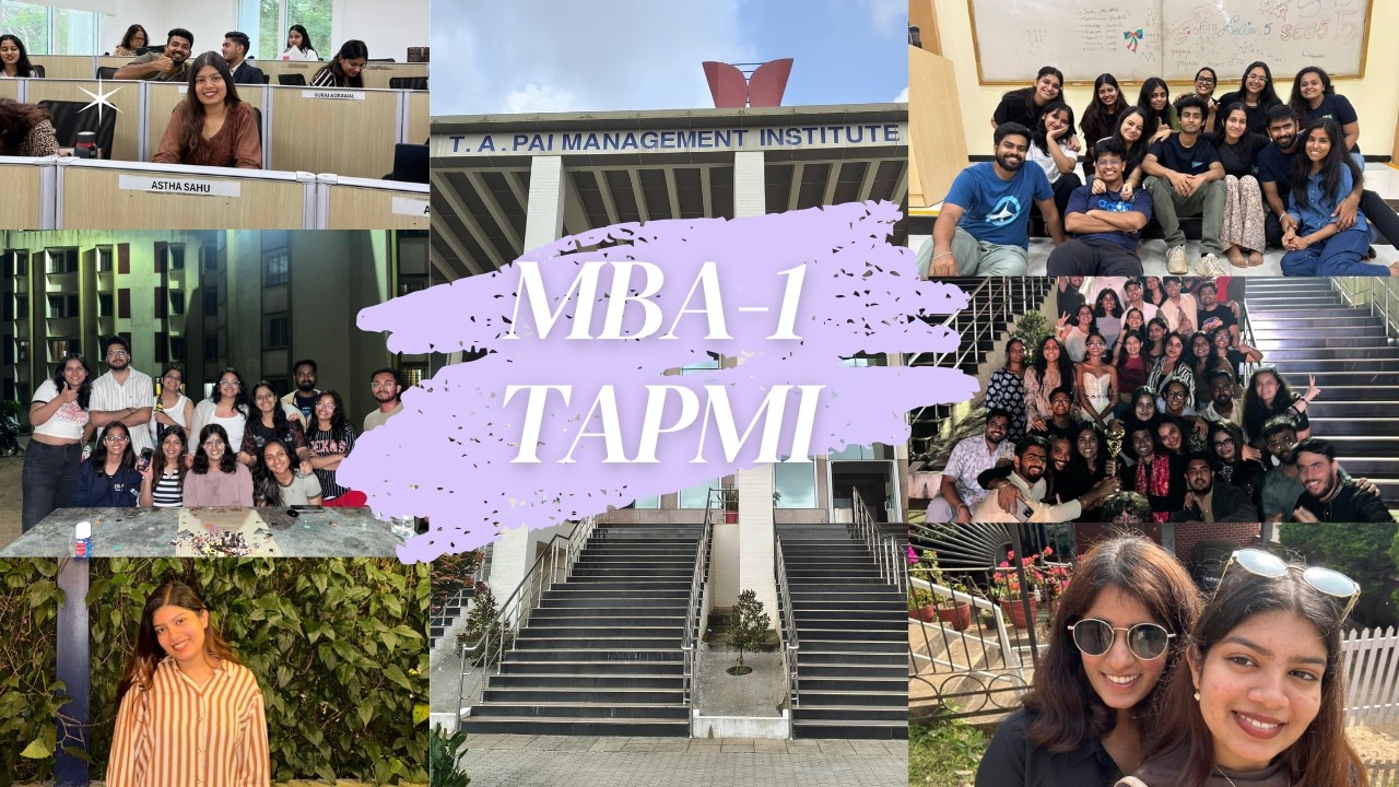 MBA Year 1 at TAPMI in 4 minutes.