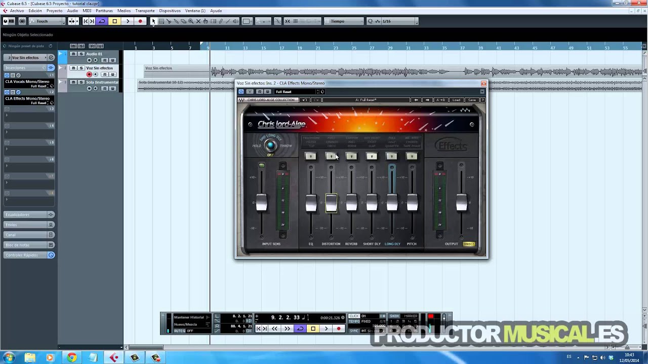 Tutorial CLA Effects: Efectos para la voz y otros instrumentos