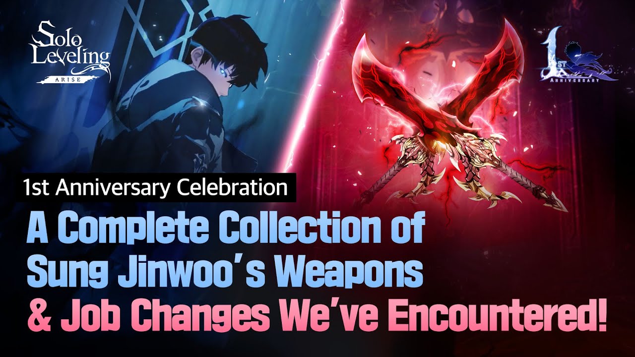 1st Anniversary Celebration! A Complete Collection of Sung Jinwoo’s Weapons& Job Changes.