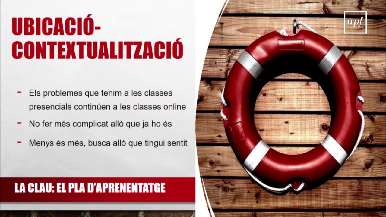 Webinar:Recomanacions per a una docència eficient en línia