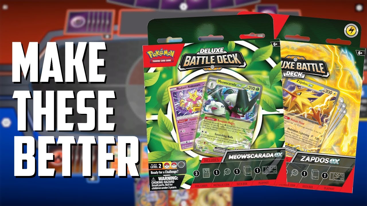 Pokemon TCG Deluxe Battle Decks SHOULD BE BETTER THAN THIS!