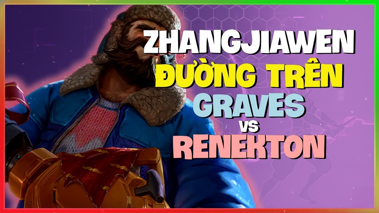 Rank 1 Graves : HỦY DIỆT Renekton Bằng Sát Thương ĐIÊN RỒ - Vietsub