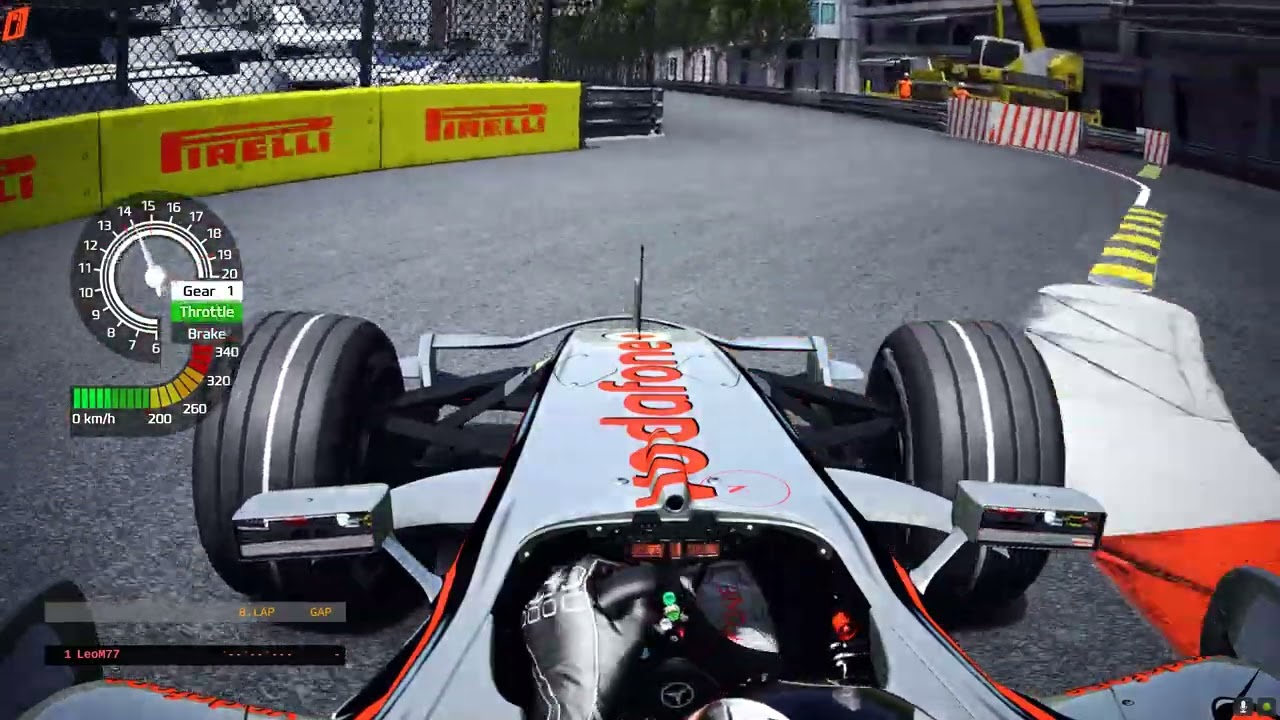 Fernando Alonso 2007 Mclaren MP4-22 Onboard at Monaco | Assetto Corsa