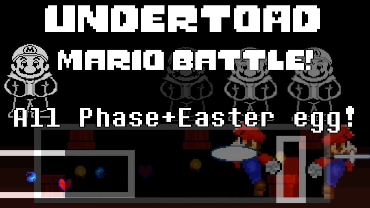 undertoad Mario battle!&Allendings,easter egg! [undertale fanagme]