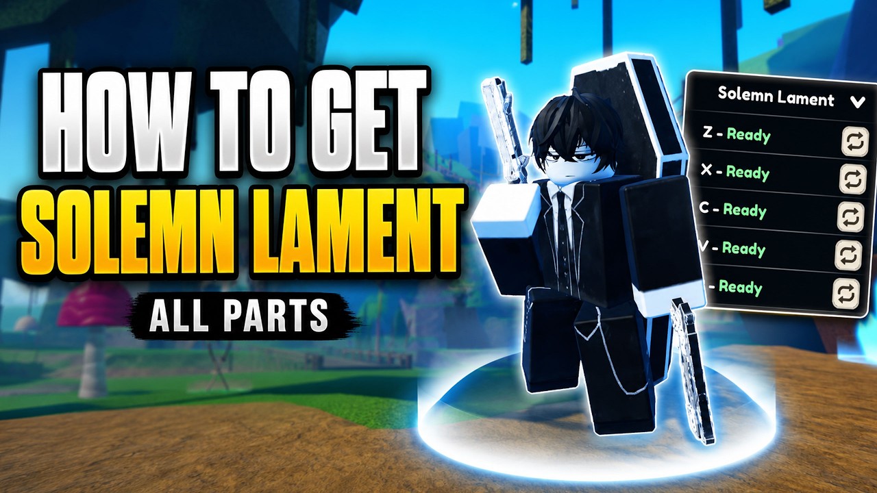 How to GET SOLEMN LAMENT (ALL GUN PARTS & MATERIALS) in LINEAGE PIECE Roblox