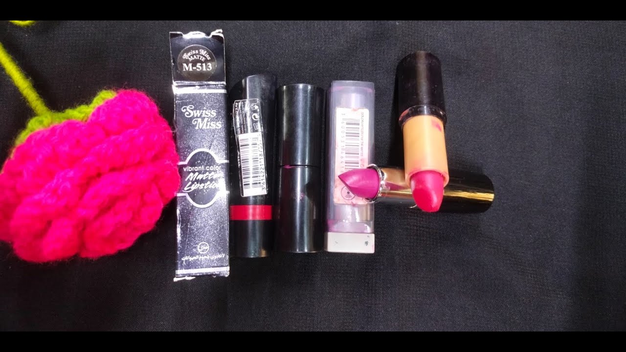MULTIPLE BRAND SHOCKING PINK LIPSTICKS REVIEW