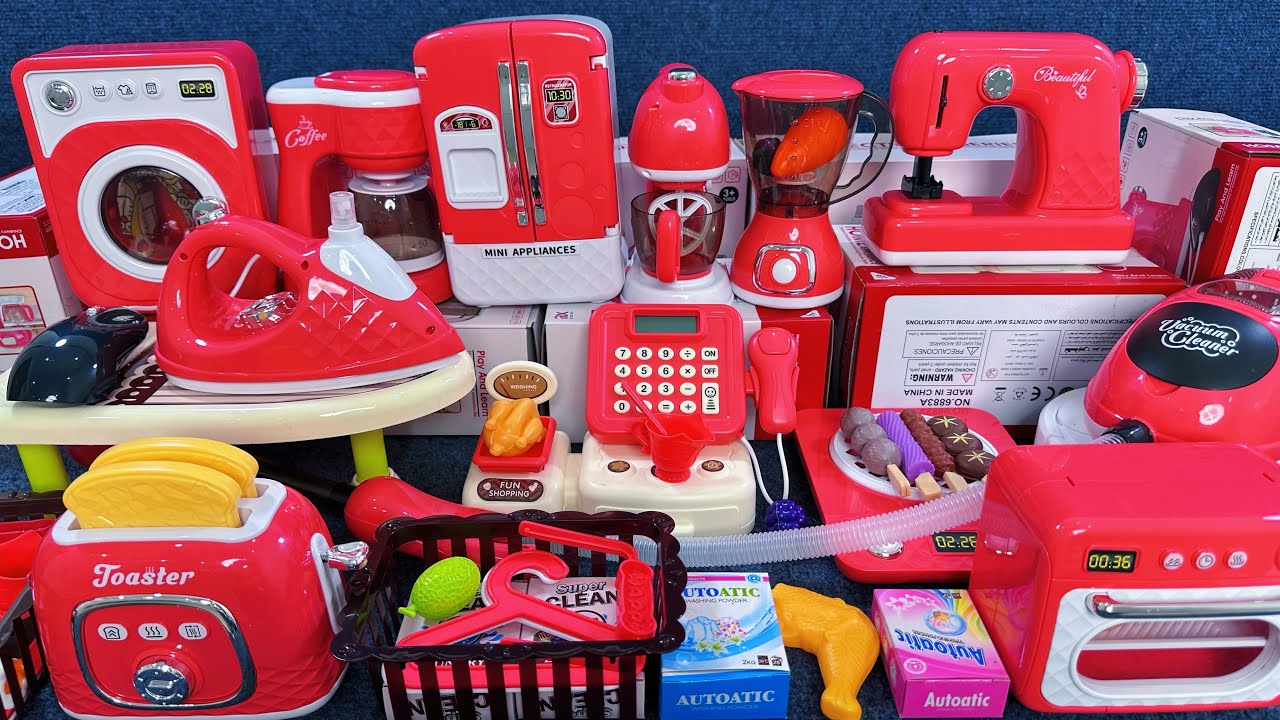 14 Minutes Satisfying with Unboxing Automatic Kitchen Appliance Playset ASMR｜Review Toys