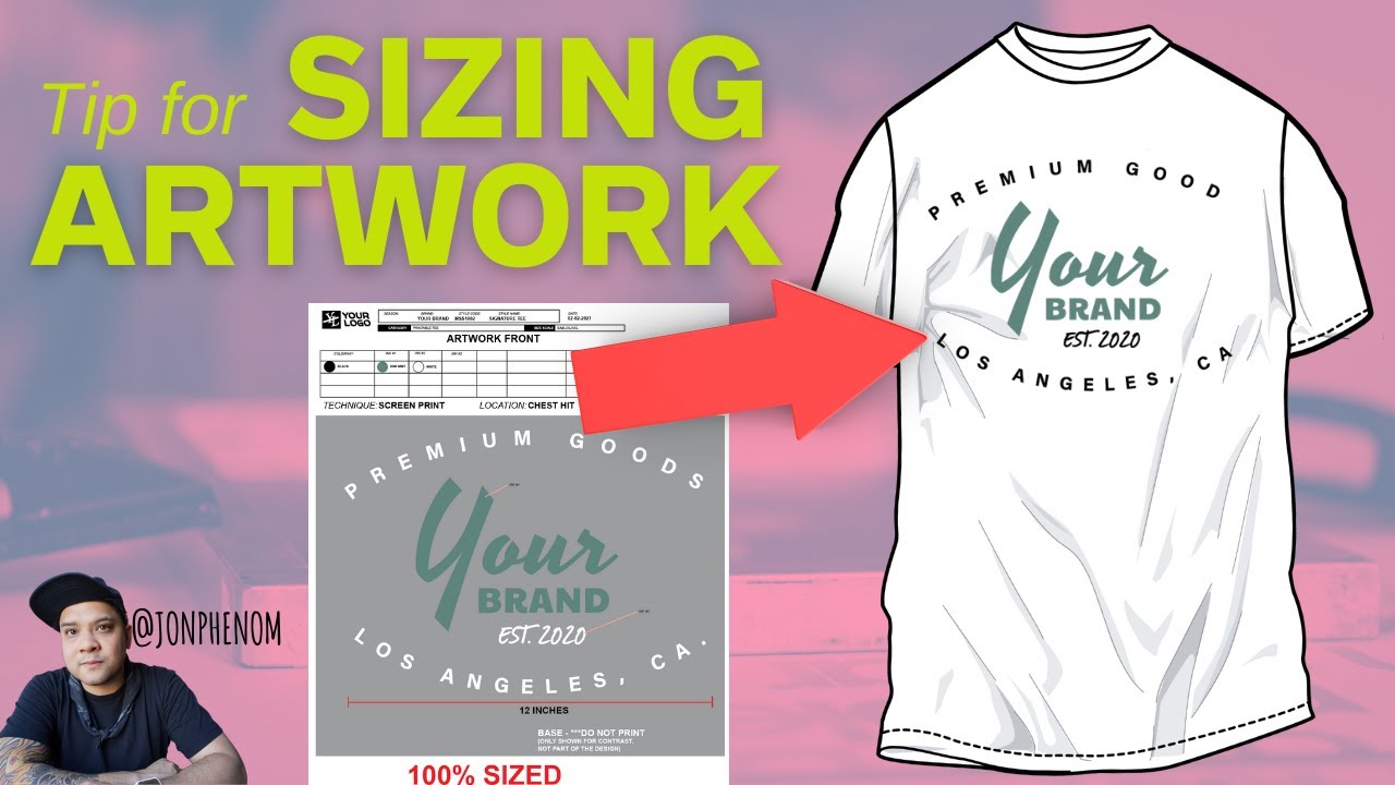 How do I accurately size up my T-shirt Designs? | Tee Tech Packs