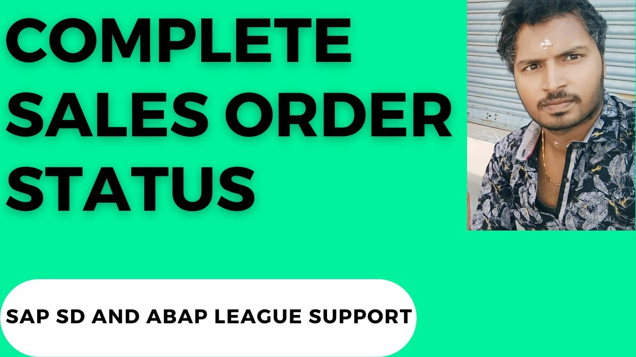 Билеты SAP SD Support Project Realtime (полный статус заказа на продажу)
