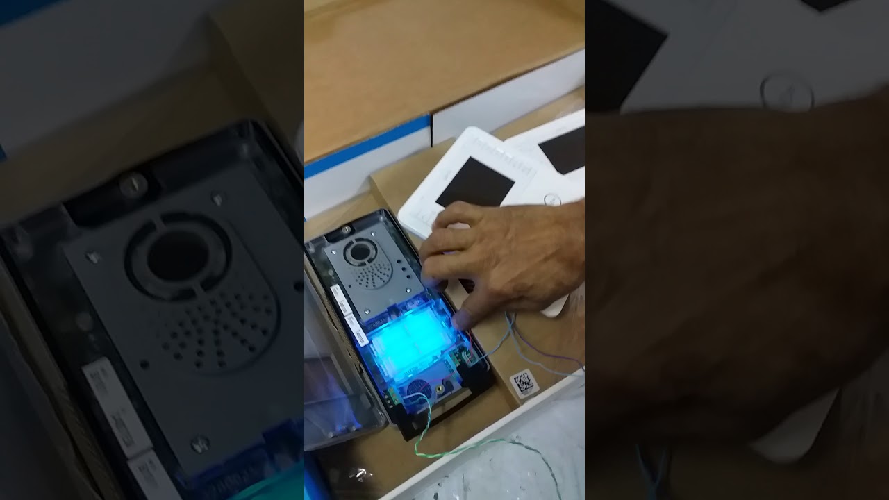 programmation vidéo Phone bpt perla 4 poste +intercom