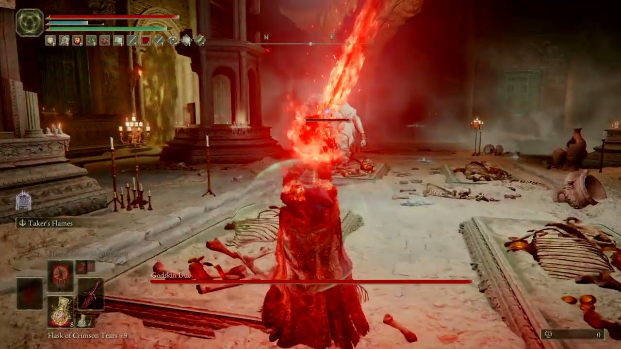 Elden Ring: Blasphemous Blade Vs Godskin Duo