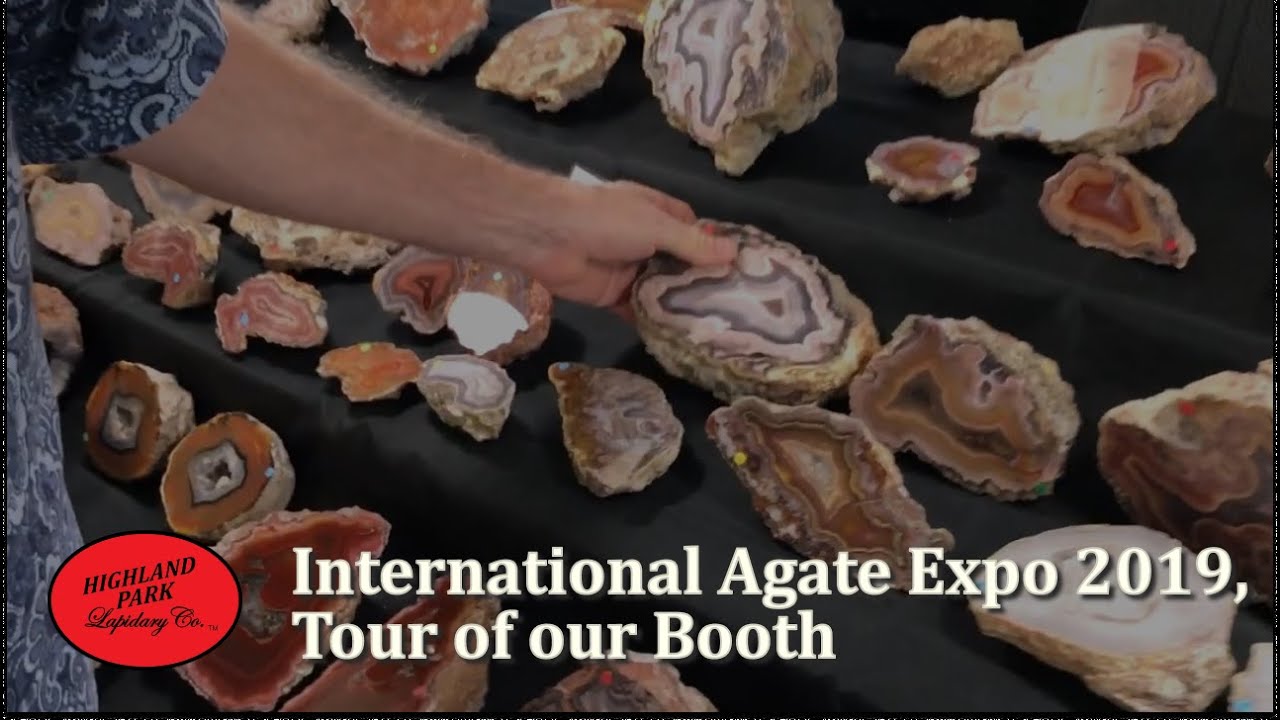 International Agate Expo 2019, Tour of our booth