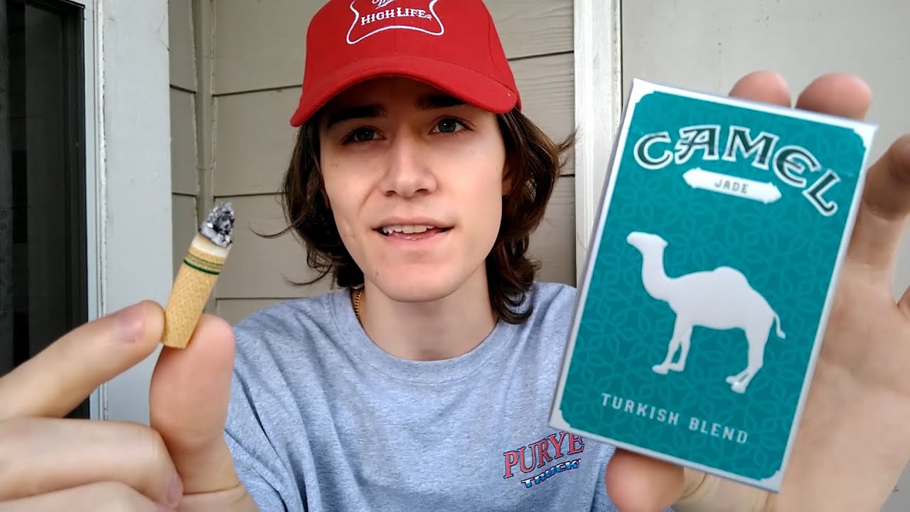 Smoking a Camel Turkish Jade Cigarette - Review