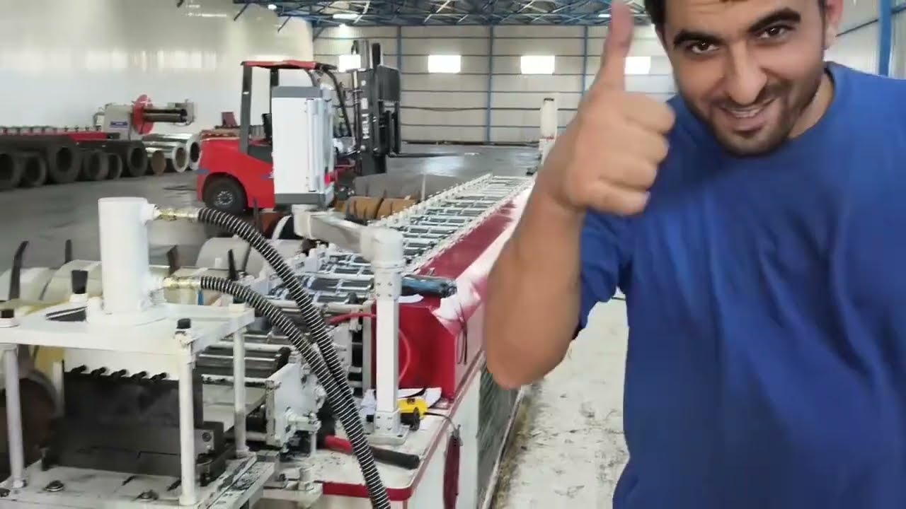 Soffit panel roll forming machine in Azerbaijan