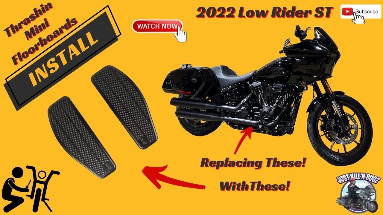 Обновление Low Rider ST 2022 года — Thrashin Mini Floorboards