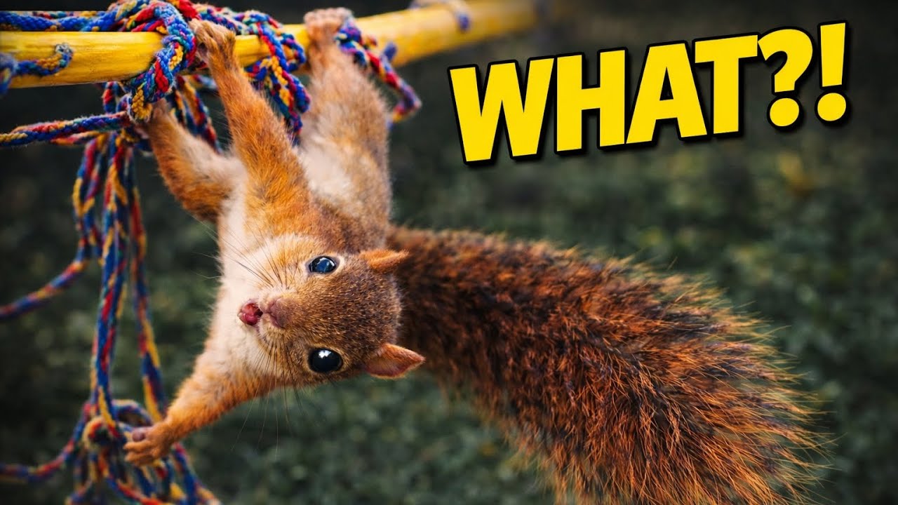 “I Wasn’t Ready for This Cute Squirrel 🐿️🥜 | Playing, Eating & Total Cuteness Overload!”