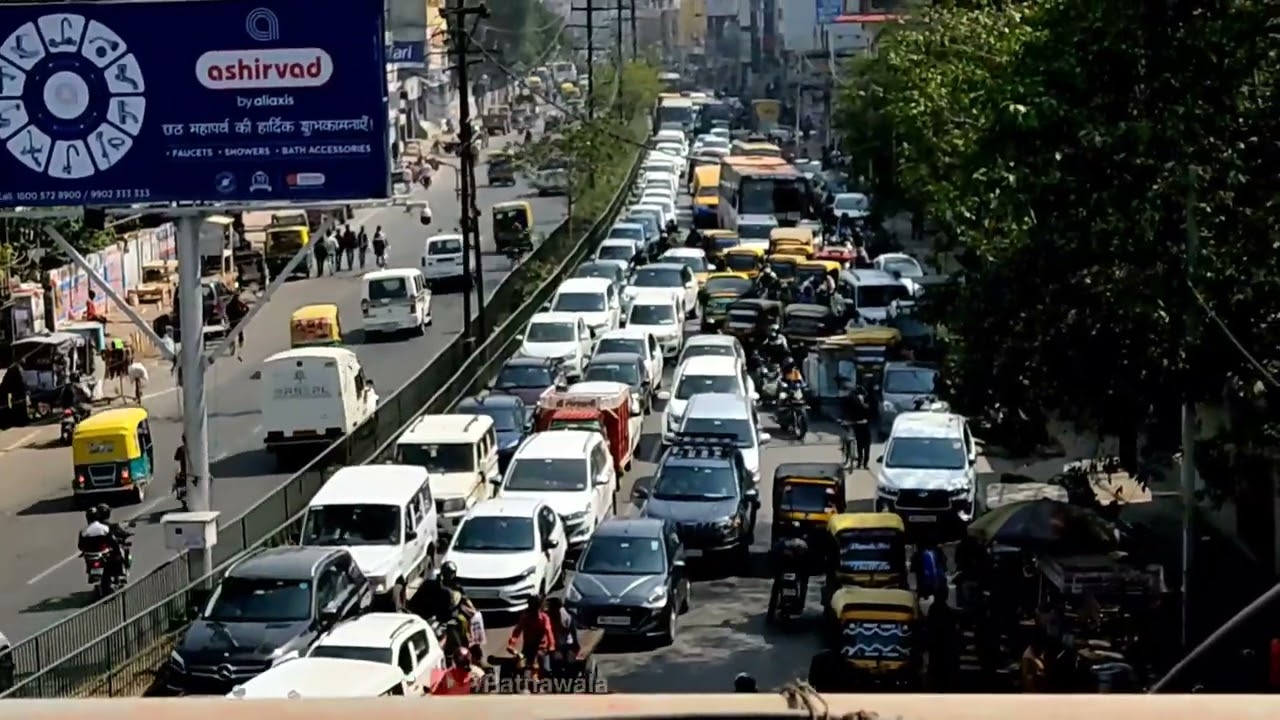 Patna traffic Jam🚦| Kankarbagh Main Road College of Commerce | #shorts