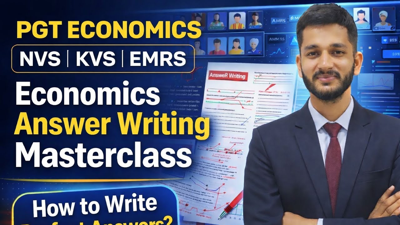 Subjective Answer Writing PGT ECONOMICS #nvs #kvs #emrs