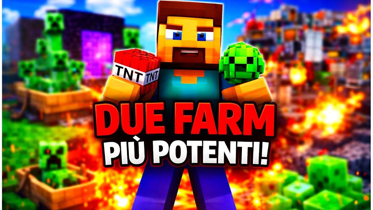 ho CREATO le due FARM più POTENTI di MINECRAFT SURVIVAL... per un MOTIVO