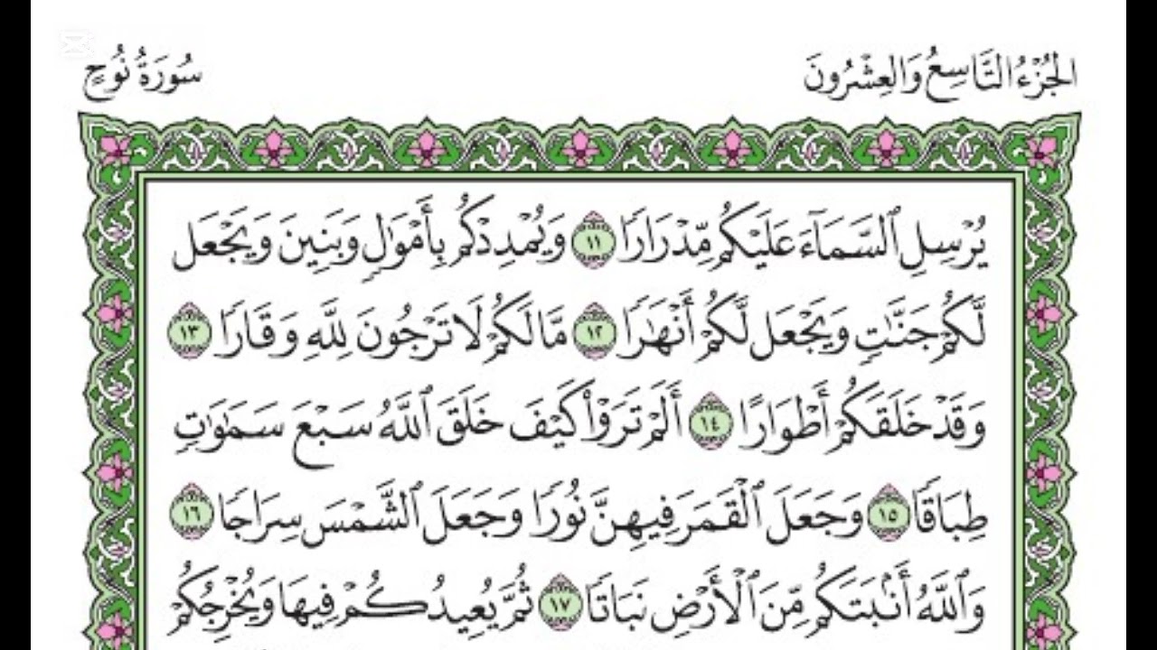 تفسير سورتي نوح والجن   /   مشروع ختمة التفسير    /  صلاح الدين الازهري
