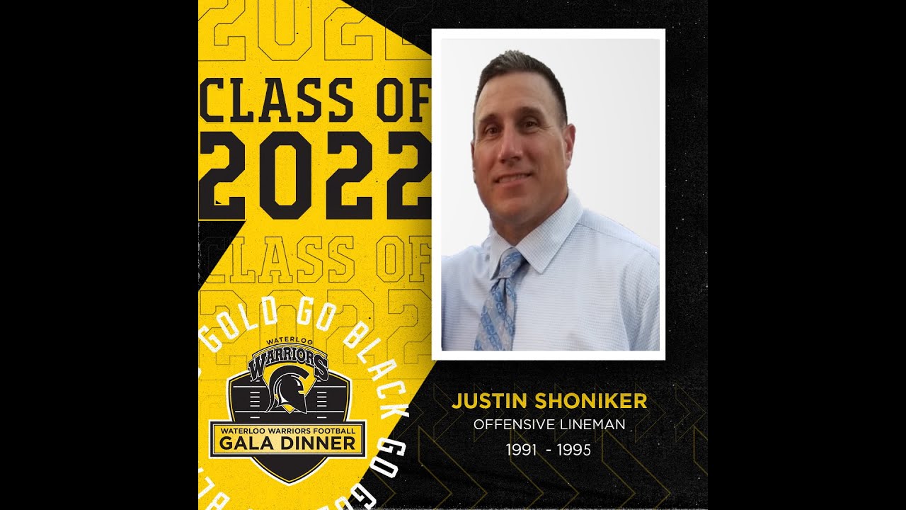 Justin Shoniker 2022 Ring of Honour Inductee