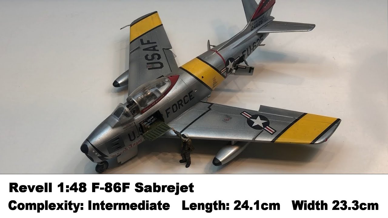 Revell 1:48 F-86F Sabrejet Review - Completed