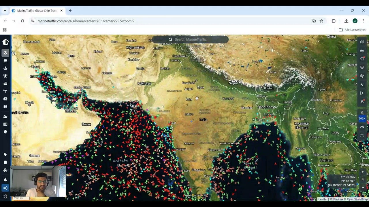 Marine Traffic Live &ndash; Strait of Hormuz / Supply Chain #supplychain #oil #marine #germany #india
