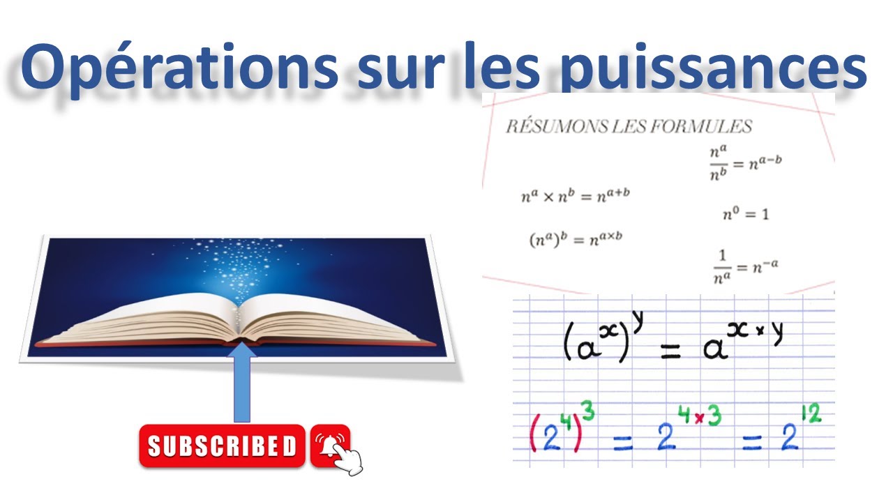 Operations sur  Puissances
