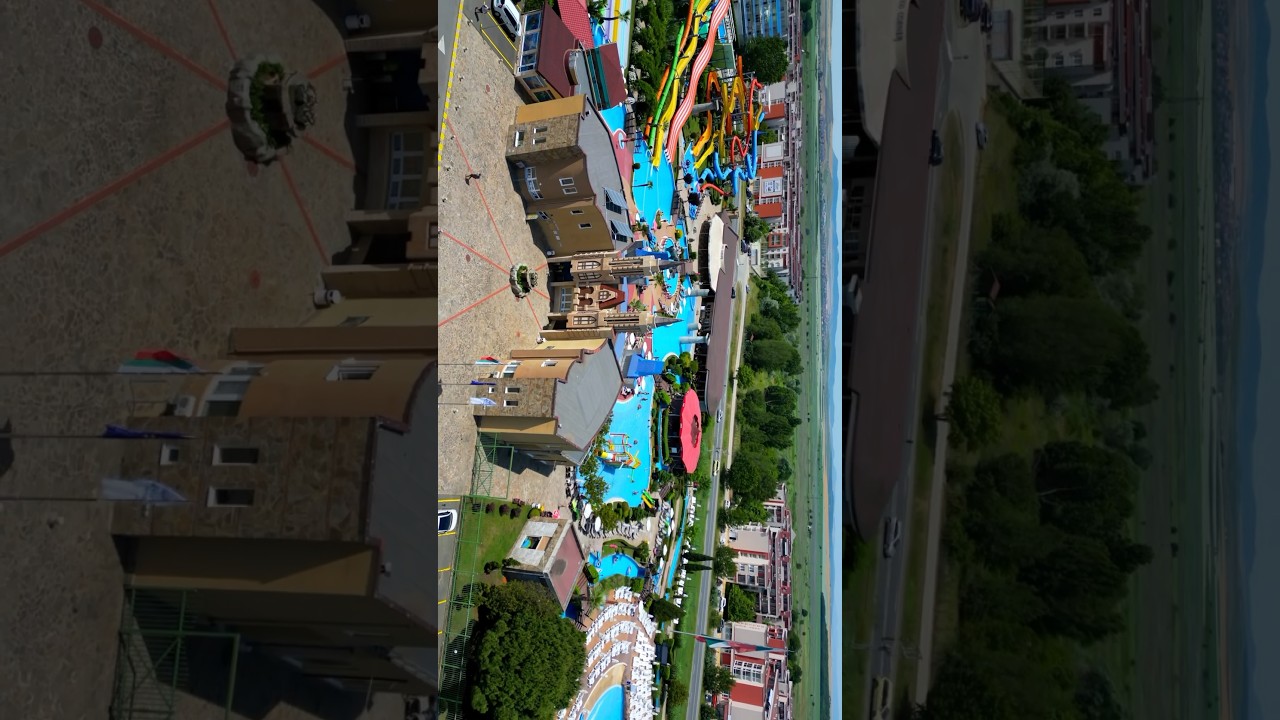 Action AquaPark Sunny Beach ☀️🏰 #aquapark #sunnybeach #bulgaria #shorts #summer2024