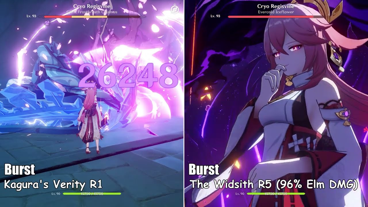 Kagura's Verity vs. Widsith : Yae Miko | Genshin Impact